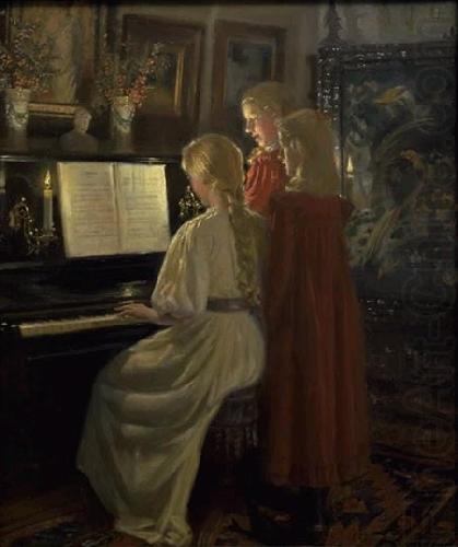 Children Singing, Michael Ancher